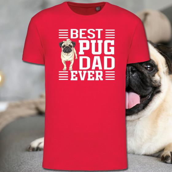 T-SHIRT BEST PUG DAD